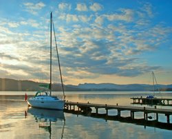 Sunset over Windermere Wallpaper