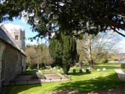 Back view of Church, (workmen were busy at the front) Wallpaper