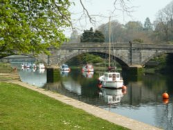 By the River Dart at Totnes