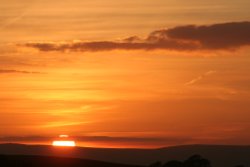 Sunset over Paignton Wallpaper