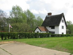 The owners are flying the St. Georges Flag Wallpaper