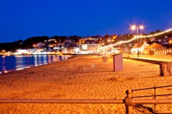 Night time on the beach