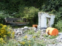 The rough end of Clovelly Wallpaper