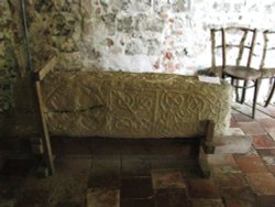 Part of an old Saxon Cross Wallpaper