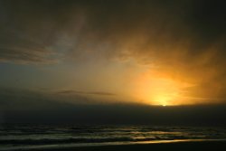 Sunset at Morfa Dyffryn Nature Reserve Wallpaper
