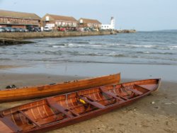 Rowing boat Wallpaper