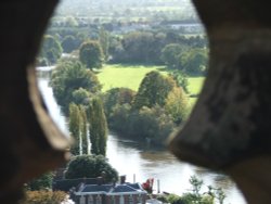 View from top of Cathedral Wallpaper