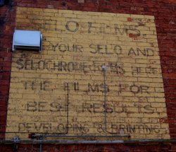 Old camera film advert Wallpaper