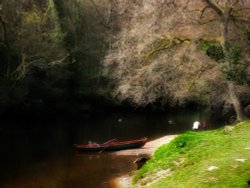 River Nidd at Knaresborough Wallpaper