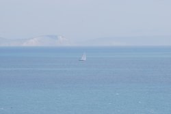 Isle of Wight from Swanage Wallpaper
