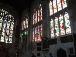 Stained Glass inside Holy Trinity Wallpaper