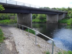 The River Wear at Willington Wallpaper