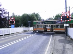 Tram crossing Wallpaper