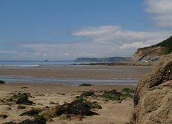 The beach. Wallpaper