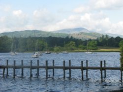 Lake Windermere in the Lake District Wallpaper