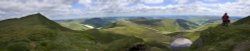 Berwyns Ridge Panorama Wallpaper