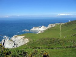 South west coast path from Bull Point to Morte Point