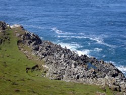 South west coast path from Bull Point to Morte Point