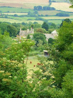 Church Knowle from the Purbeck Ridge
