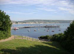 A view of Swanage Pier, Dorset Wallpaper
