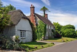 Fontmell Magna in Dorset Wallpaper