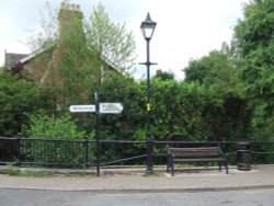 Ewyas Harold alongside Dulas Brook Wallpaper