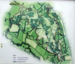 Ewyas Harold Common Map Wallpaper