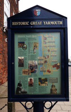 Historic Gt. Yarmouth Information Board