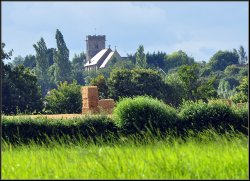 Twyning Church. Wallpaper