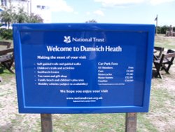 Dunwich Heath Welcome Board Wallpaper