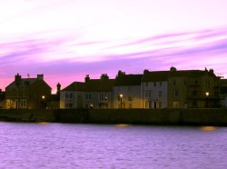 Hartlepool Town Wall at Dusk Wallpaper