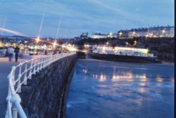 Sparkling town Wallpaper