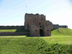 Entrance to Tynemouth Priory and Castle Wallpaper