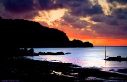 Combe Martin. Wallpaper
