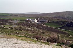 Farm at Lands End. Wallpaper