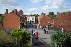 Main street at Black Country Museum Wallpaper