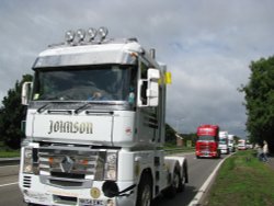 Truckers driving through Lowestoft Wallpaper