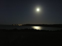 Brixham by moonlight