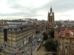 View of Newcastle Upon Tyne from Castle