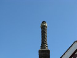 Ornate chimney Wallpaper