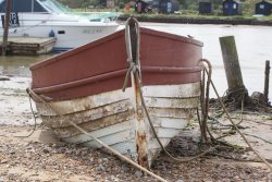 Boat In Harbour Wallpaper