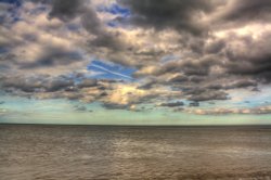 Storm over the Sea Wallpaper