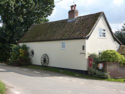 House near the Church Wallpaper