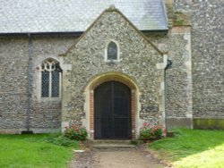 Weston Church Porch Wallpaper