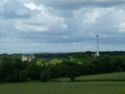 Cement works as seen from Bletchingdon