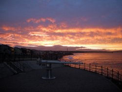 Sundown on the gun Wallpaper