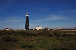 Local buildings at Dungeness Wallpaper