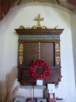 War Memorial in the Church