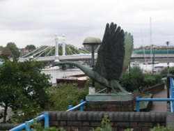 Swan Statue