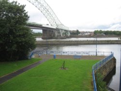 Transporter Bridge landing